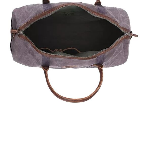 TSD BRAND Hillside Bee-Wax Canvas Duffel Bag - Picture 5 of 14